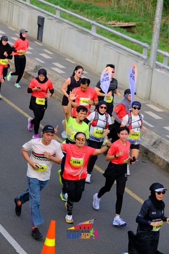 Race photo from CISANGKAN KBP CITY RUN 2025