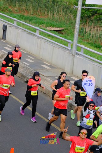 Race photo from CISANGKAN KBP CITY RUN 2025