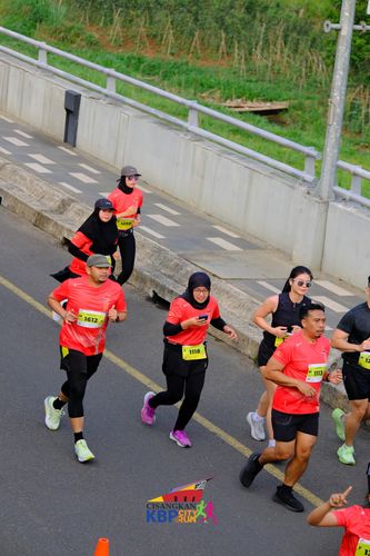 Race photo from CISANGKAN KBP CITY RUN 2025