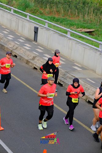 Race photo from CISANGKAN KBP CITY RUN 2025