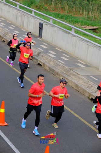 Race photo from CISANGKAN KBP CITY RUN 2025