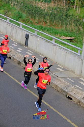 Race photo from CISANGKAN KBP CITY RUN 2025