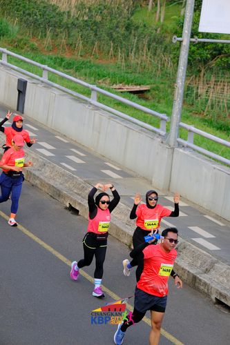 Race photo from CISANGKAN KBP CITY RUN 2025