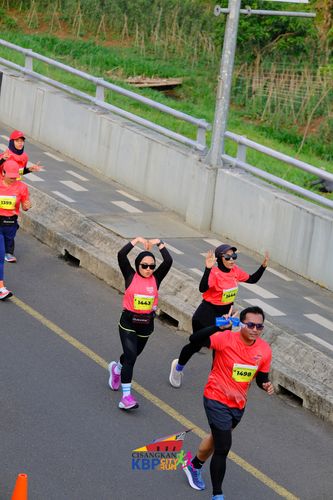 Race photo from CISANGKAN KBP CITY RUN 2025