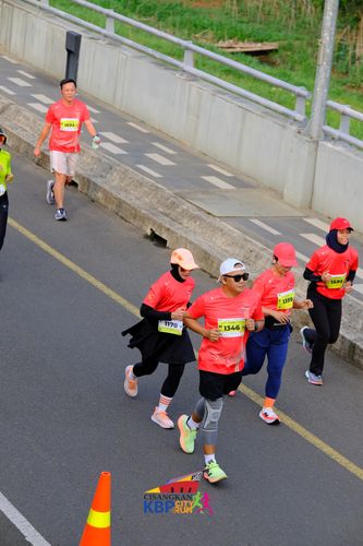 Race photo from CISANGKAN KBP CITY RUN 2025