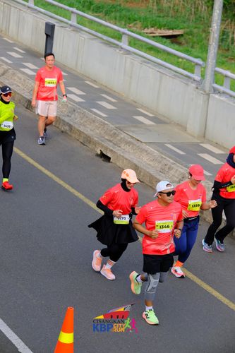 Race photo from CISANGKAN KBP CITY RUN 2025