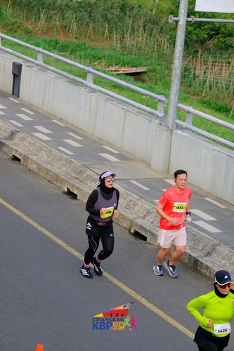 Race photo from CISANGKAN KBP CITY RUN 2025