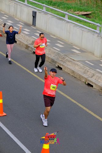 Race photo from CISANGKAN KBP CITY RUN 2025