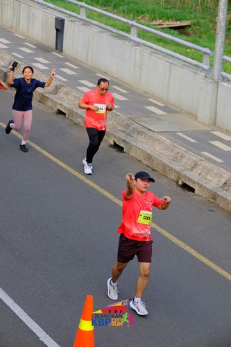Race photo from CISANGKAN KBP CITY RUN 2025