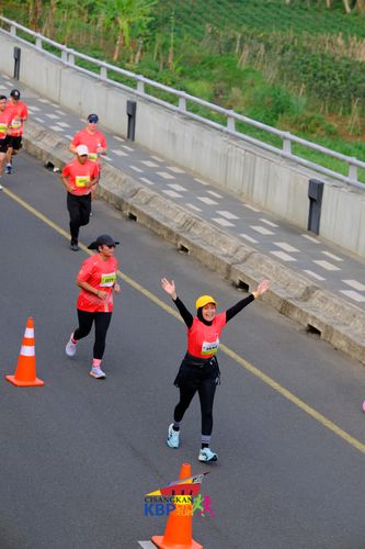 Race photo from CISANGKAN KBP CITY RUN 2025