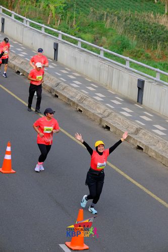 Race photo from CISANGKAN KBP CITY RUN 2025