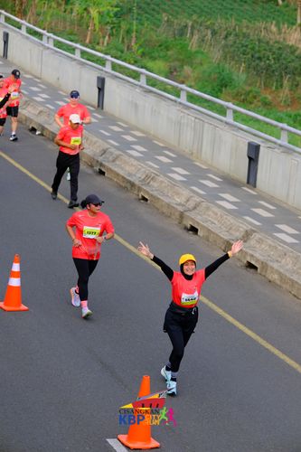 Race photo from CISANGKAN KBP CITY RUN 2025