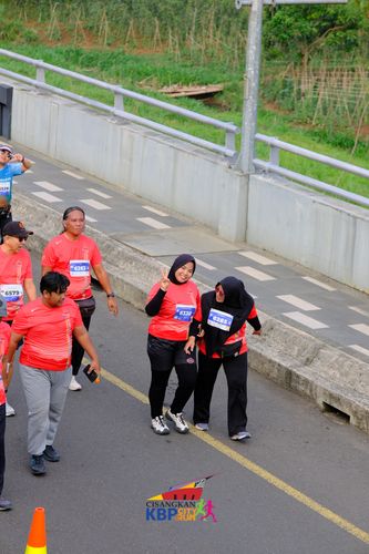 Race photo from CISANGKAN KBP CITY RUN 2025