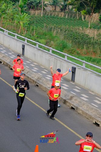 Race photo from CISANGKAN KBP CITY RUN 2025