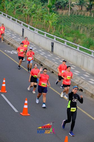 Race photo from CISANGKAN KBP CITY RUN 2025