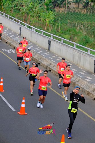 Race photo from CISANGKAN KBP CITY RUN 2025
