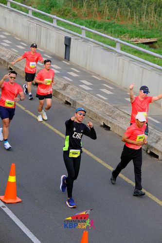 Race photo from CISANGKAN KBP CITY RUN 2025