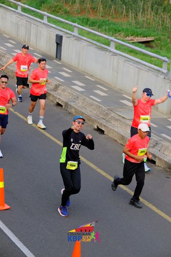 Race photo from CISANGKAN KBP CITY RUN 2025