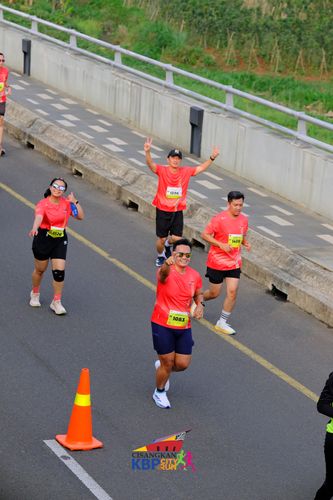 Race photo from CISANGKAN KBP CITY RUN 2025