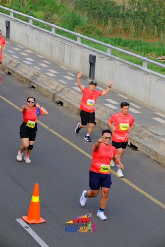 Race photo from CISANGKAN KBP CITY RUN 2025