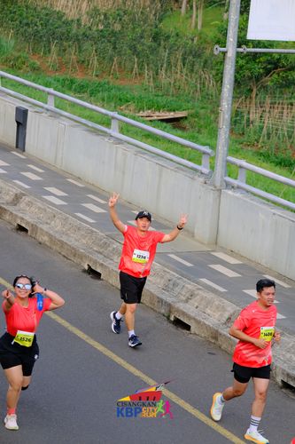 Race photo from CISANGKAN KBP CITY RUN 2025