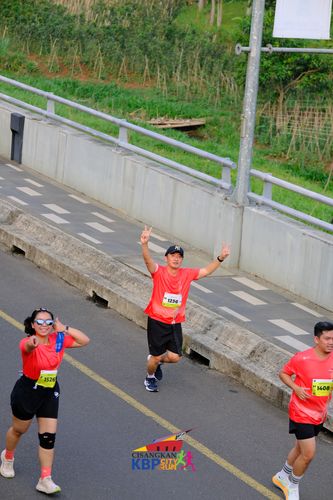 Race photo from CISANGKAN KBP CITY RUN 2025