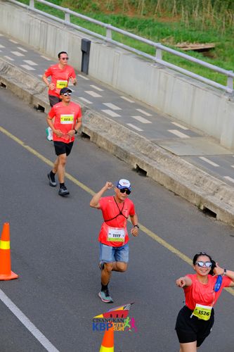 Race photo from CISANGKAN KBP CITY RUN 2025
