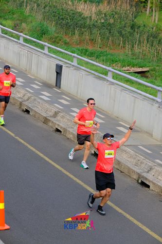 Race photo from CISANGKAN KBP CITY RUN 2025