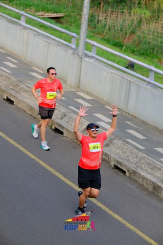 Race photo from CISANGKAN KBP CITY RUN 2025