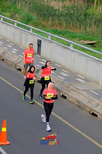 Race photo from CISANGKAN KBP CITY RUN 2025