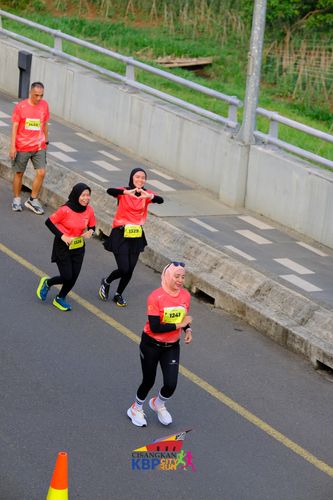Race photo from CISANGKAN KBP CITY RUN 2025