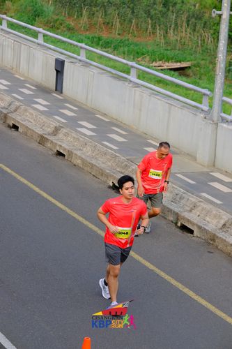 Race photo from CISANGKAN KBP CITY RUN 2025