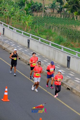 Race photo from CISANGKAN KBP CITY RUN 2025