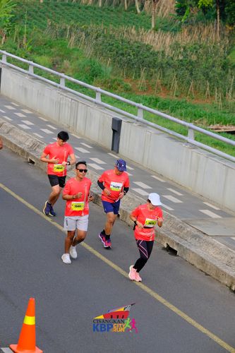 Race photo from CISANGKAN KBP CITY RUN 2025