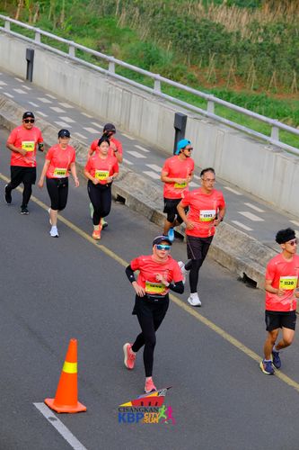 Race photo from CISANGKAN KBP CITY RUN 2025