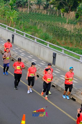 Race photo from CISANGKAN KBP CITY RUN 2025