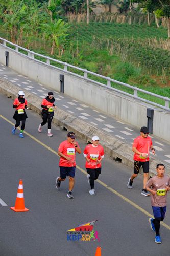 Race photo from CISANGKAN KBP CITY RUN 2025