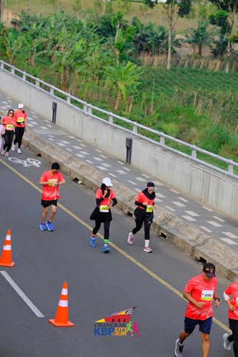 Race photo from CISANGKAN KBP CITY RUN 2025