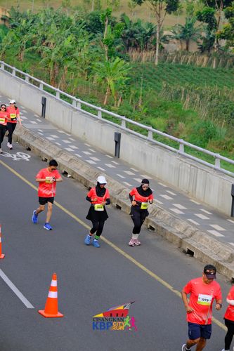 Race photo from CISANGKAN KBP CITY RUN 2025