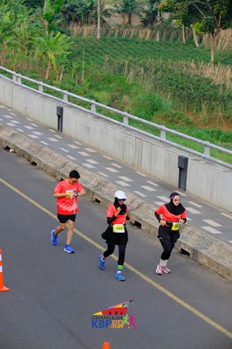 Race photo from CISANGKAN KBP CITY RUN 2025