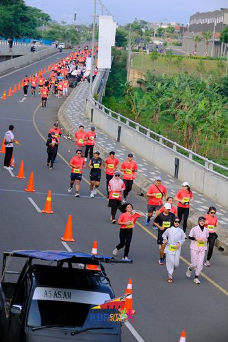 Race photo from CISANGKAN KBP CITY RUN 2025
