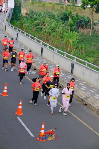 Race photo from CISANGKAN KBP CITY RUN 2025