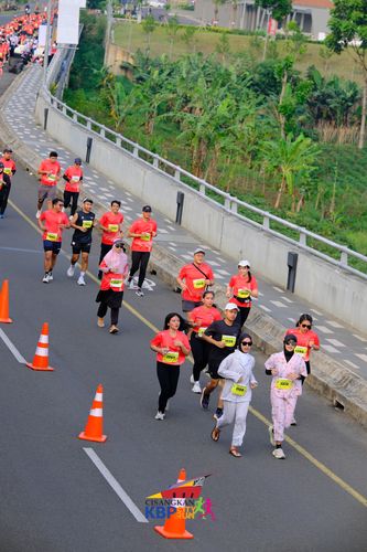 Race photo from CISANGKAN KBP CITY RUN 2025