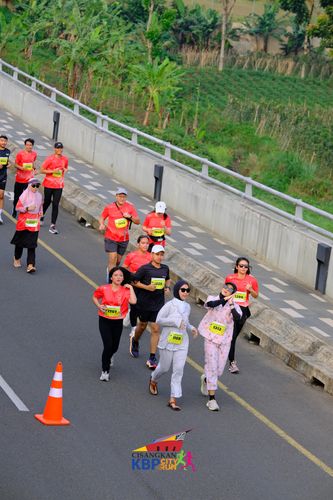 Race photo from CISANGKAN KBP CITY RUN 2025