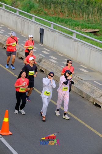Race photo from CISANGKAN KBP CITY RUN 2025
