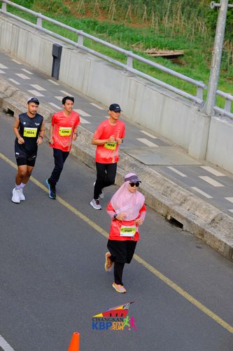 Race photo from CISANGKAN KBP CITY RUN 2025