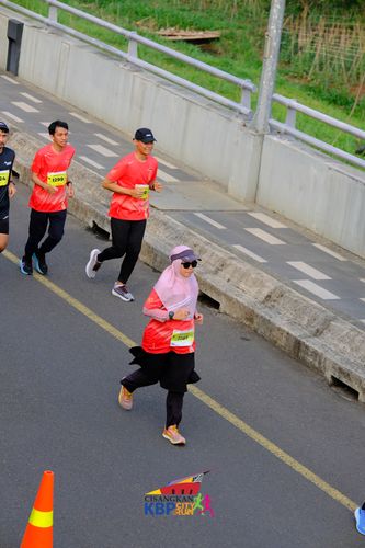 Race photo from CISANGKAN KBP CITY RUN 2025