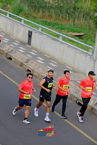 Race photo from CISANGKAN KBP CITY RUN 2025