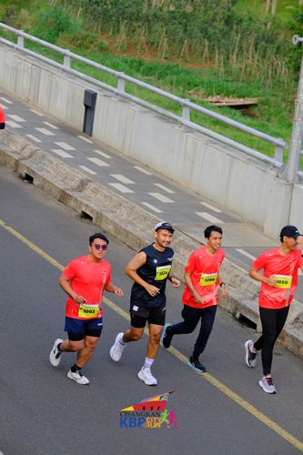Race photo from CISANGKAN KBP CITY RUN 2025
