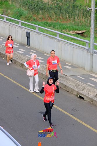 Race photo from CISANGKAN KBP CITY RUN 2025
